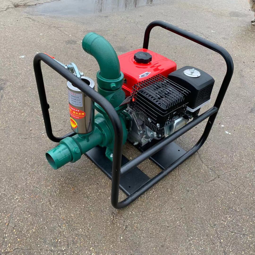 Diesel Water Pump - ホットセール 車輪付きポータブルディーゼルウォーターポンプ 自吸式遠心ポンプ 大流量高圧 農業灌漑・水害対策用