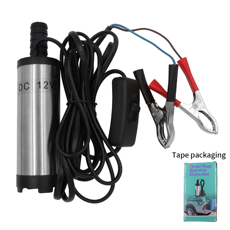 Diesel Water Pump - 電動燃料移送ポンプ水油移送給油水中ポンプディーゼル水ポンプ 12V 38 ミリメートル車バイク用
