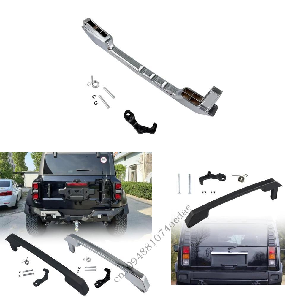 Vehicle Heavy Equipment - 強化されたリアエントリーグリップ 2003 2009 SUV 大型車両タイプ用 ブラック