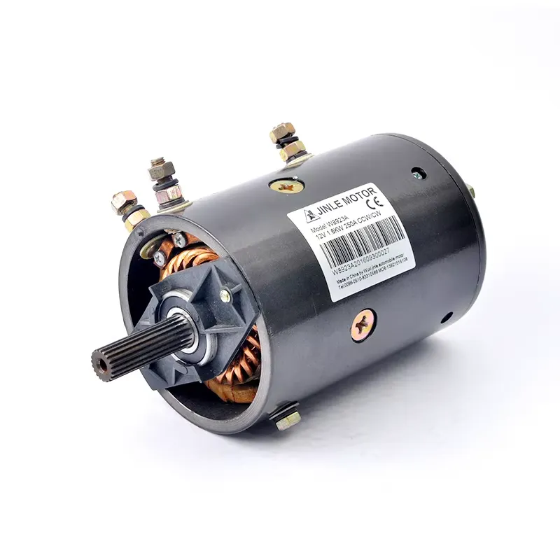 Heavy Equipment Unit - 12V DC電動モーター、1.4KW、高トルク。ウインチの交換用、重荷重対応の産業用ギアボックス、昇降機器用パワーユニット。