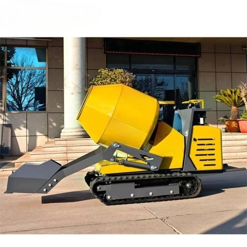 クローラ式自走式0.8トンコンクリートミキサー車 中古ディー - Concrete Mixer Machine のレビューと価格