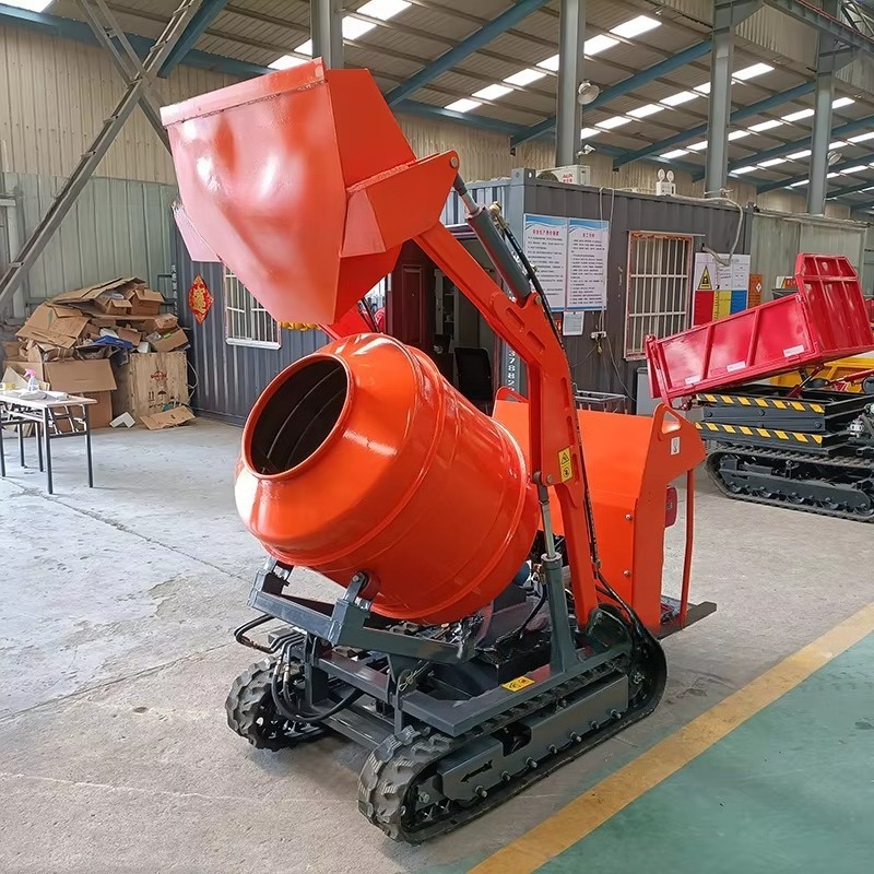 クローラ式自走式0.8トンコンクリートミキサー車 中古ディー - Concrete Mixer Machine のレビューと価格