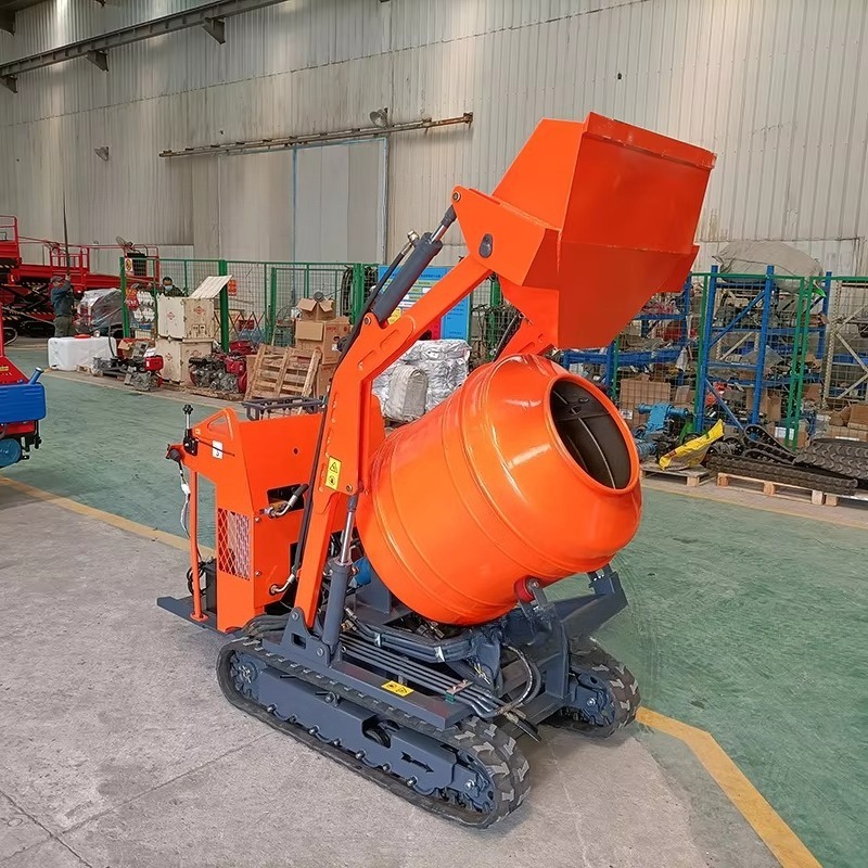 クローラ式自走式0.8トンコンクリートミキサー車 中古ディー - Concrete Mixer Machine のレビューと価格