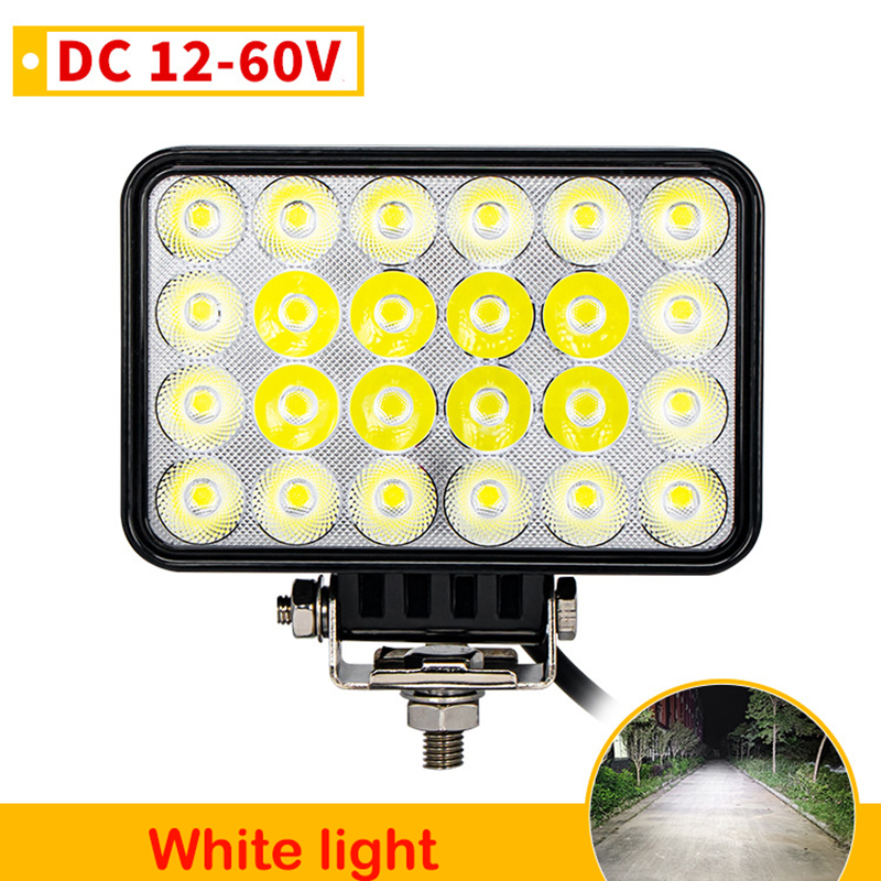 1PC 72W 車両用ドライビングライト LEDスポットフラ - Vehicle Heavy Equipment のレビューと価格