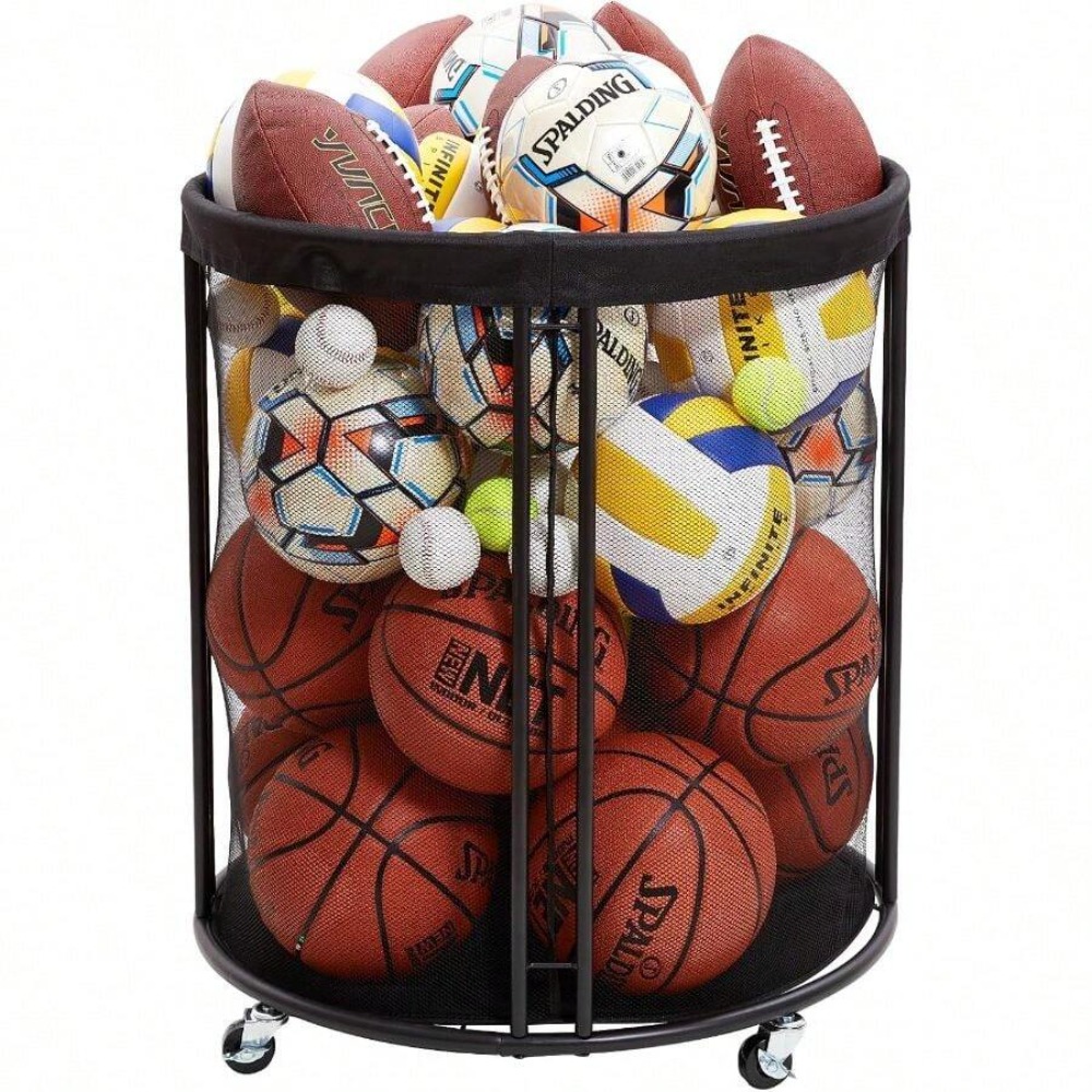 頑丈なボール収納カート（サッカー、バスケットボール、バレーボ - Heavy Equipment Storage のレビューと価格