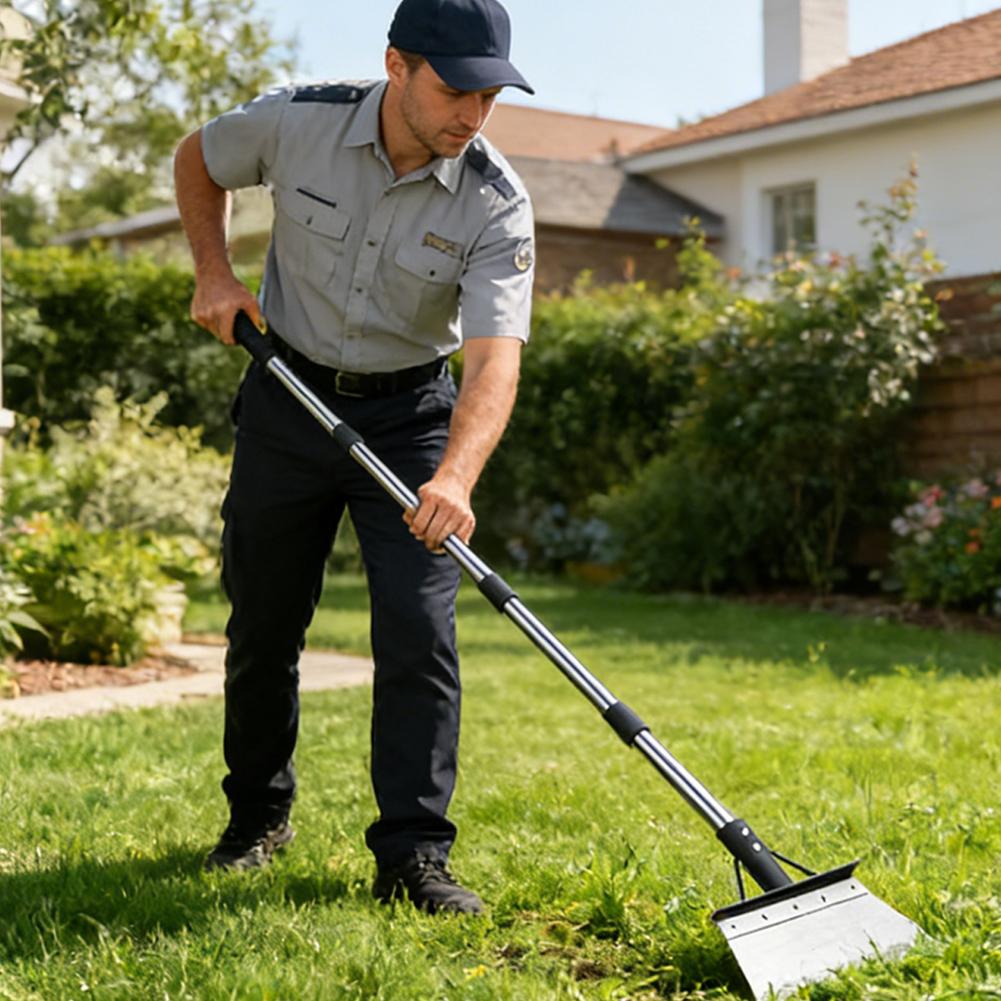 頑丈な庭掃除用シャベル、鋼製フラットフロアスクレーパー（雑草 - Heavy Equipment Scraper のレビューと価格