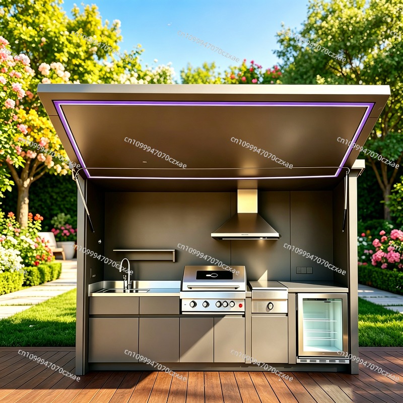 全天候型屋外キッチンユニット、フル調理設備完備、日常使用向け - Heavy Equipment Unit のレビューと価格