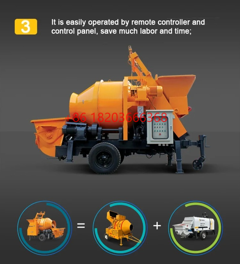 カスタマイズされたコンクリートポンプミキサー、コンクリートポ - Concrete Mixer Machine のレビューと価格