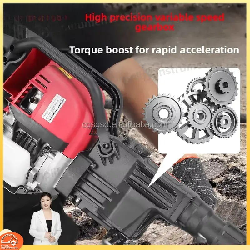 58CCガソリン式杭打ち機 4ストローク ポータブル ポスト - Post Hole Digger のレビューと価格