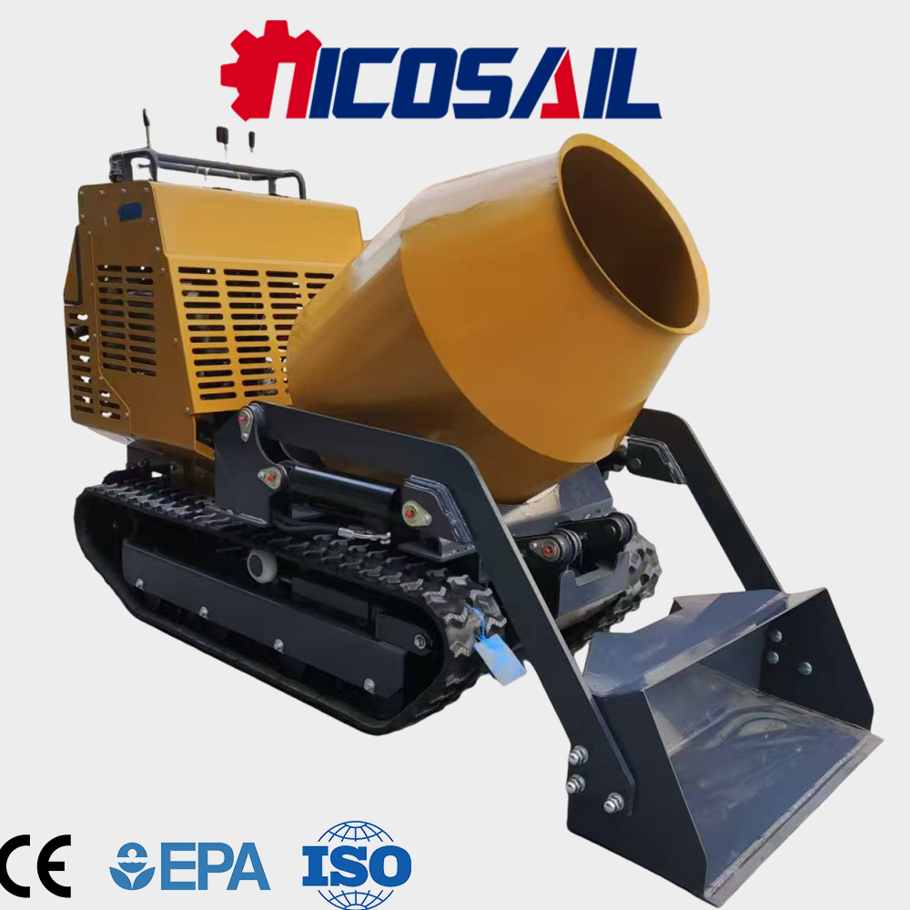 ミニコンクリートミキサーダンパー コンパクトな自走式ミキシン - Concrete Mixer Machine のレビューと価格