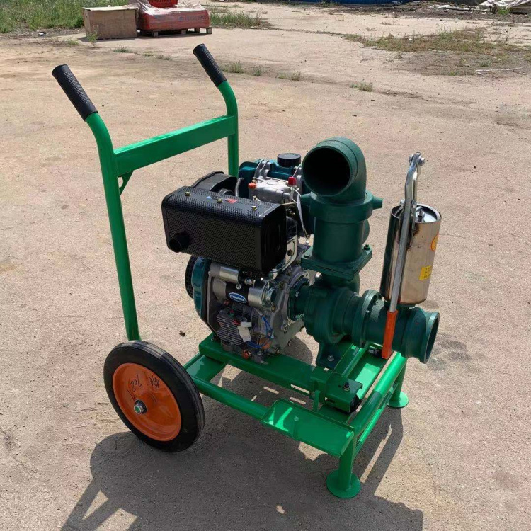 ホイールカートディーゼルエンジン搭載自吸式遠心ポンプ農業灌漑 - Diesel Water Pump のレビューと価格