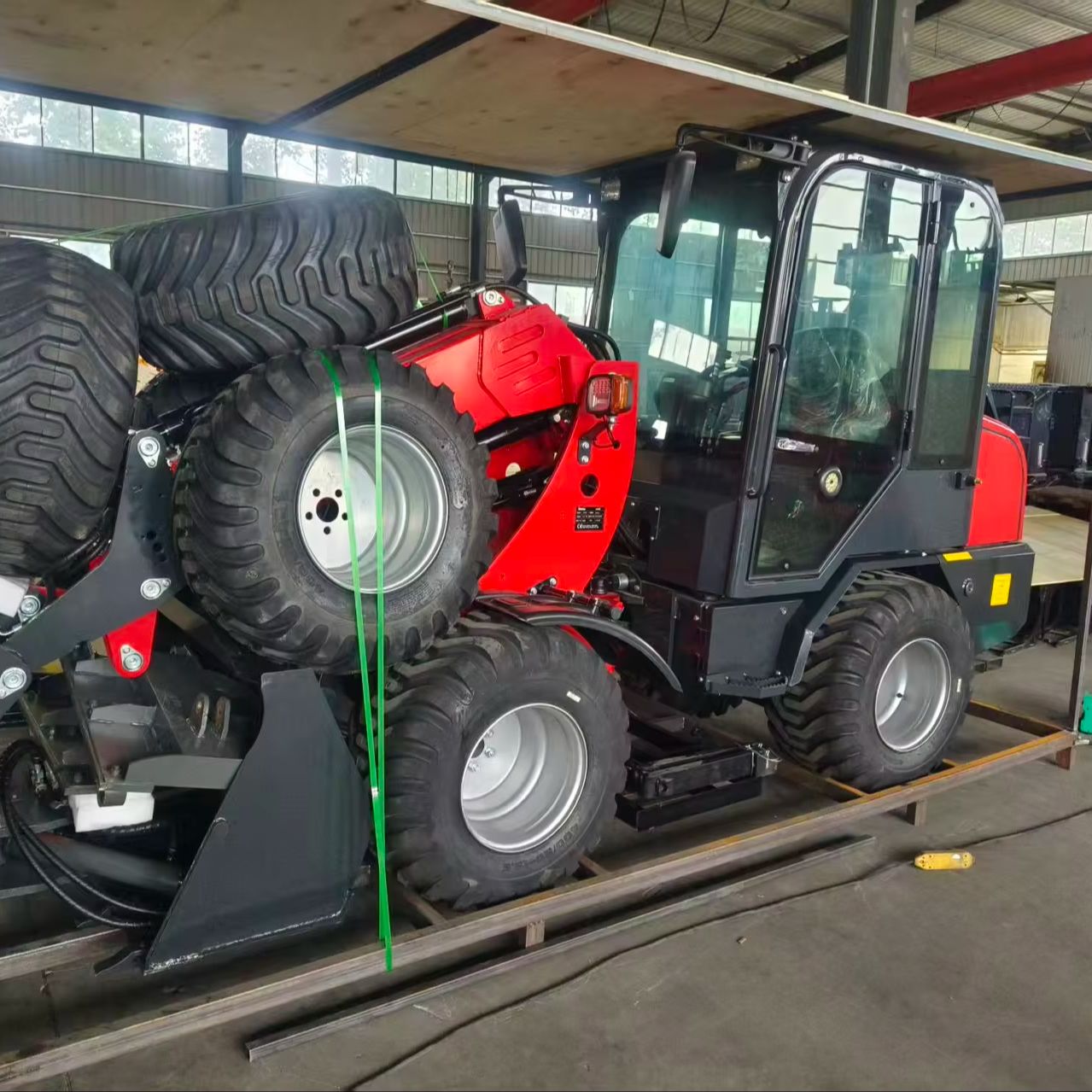 カスタムCEユーロ5 ZL918Xコンパクト伸縮式ローダー（ - Heavy Equipment Loader のレビューと価格