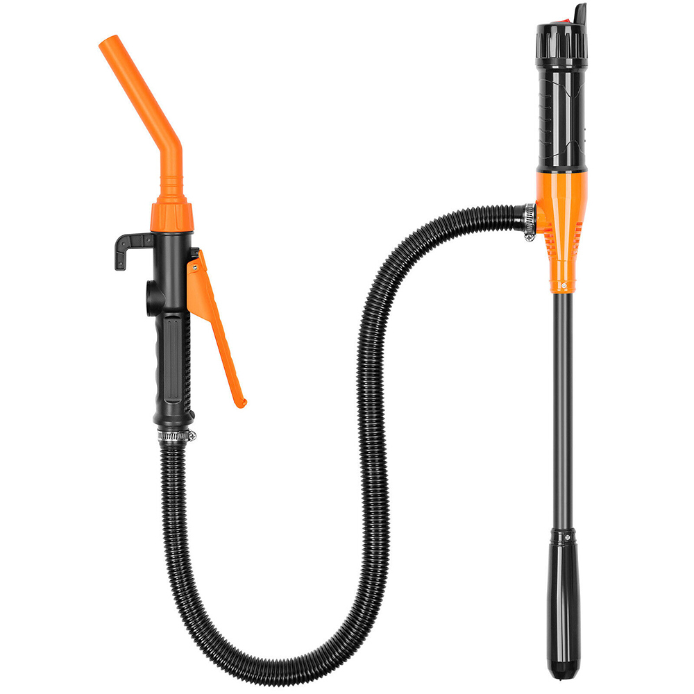 ポータブル電動液体移送ポンプ オレンジ 2バッテリースロット - Diesel Water Pump のレビューと価格